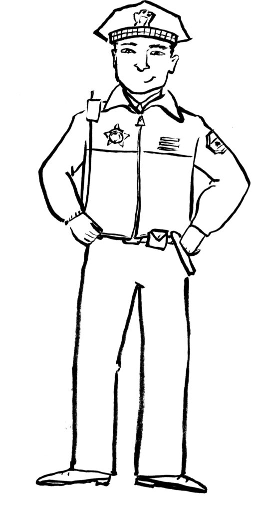 Free Printable Policeman Coloring Pages For Kids