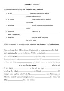 Grammar 7th Grade Worksheet