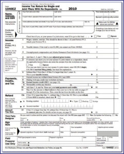 Irs Tax Form 1040ez 2019 Form Resume Examples A19X84R94k