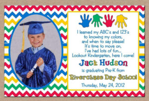 Kindergarten Graduation Invitation Template Free 2020