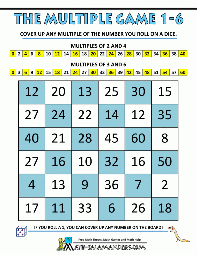 Math Multiplication Games