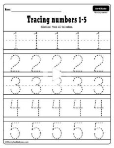 Numbers 1 20 Tracing Worksheets Tracing Worksheets Preschool Tracing