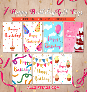 Pin By Muse Printables On Gift Tags At AllGiftTags Happy Birthday