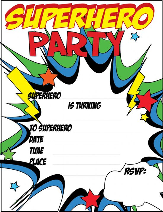 Pin By The Party Website On KIDS PARTY IDEAS Superhero Party 