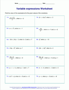 Pre Algebra Word Problems Free Printable Algebra Worksheets Grade 6