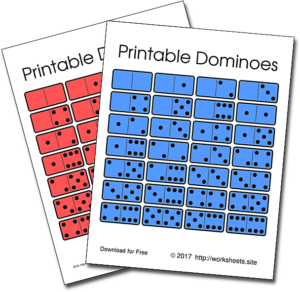 Printable Dominoes PDF