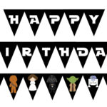 Star Wars Birthday Banner Star Wars Birthday Party