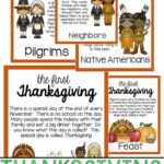 The First Thanksgiving Story Posters And Coloring Book The First