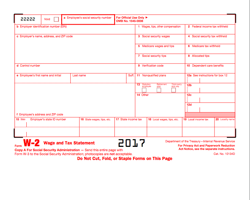 W2 2017 Edit Forms Online PDFFormPro