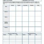 Weekly Homework Assignment Sheet Free Printable