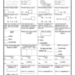 Weekly Math Homework Worksheet Template Printable Pdf Download