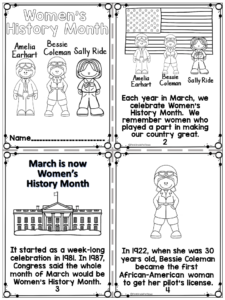 Women s History Month Black History Month Activities Black History