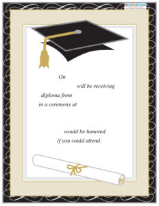 40 FREE Graduation Invitation Templates TemplateLab