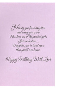 Christian Birthday Cards For Daughter Google Search Birthday