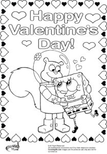 Happy Valentines Coloring Pages At GetColorings Free Printable