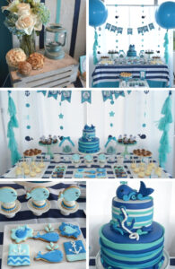 Nautical Whale Baby Shower Baby Shower Ideas Themes Games