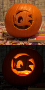 Sonic Team Logo Pumpkin By Mjponso On DeviantArt In 2020 Easy Pumpkin