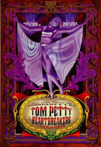 Tom Petty The Heartbreakers Vintage Concert Poster From Fillmore